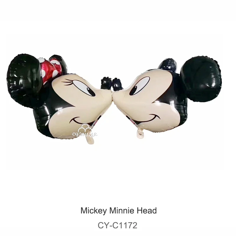 Jumbo 3D Микки и Минни Маус голова надувные шары mickey воздушные шары День рождения украшения воздушные шары для детского душа Globos игрушки для детей