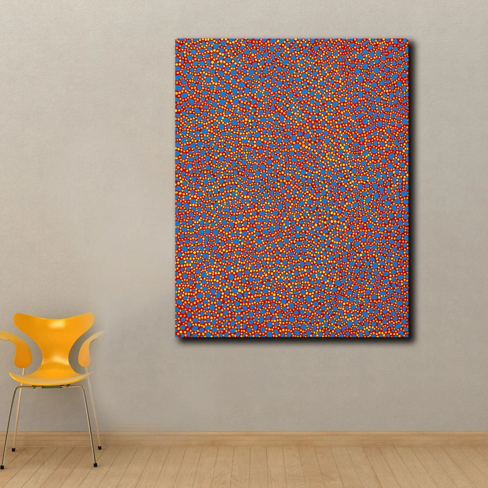

Print Oil Painting Wall painting YAYOI KUSAMA The Thames in the Morning Home Decor Wall Art Picture For Living Room painting