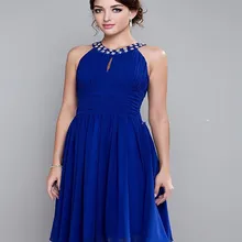 Новое поступление шифоновые короткие вечерние платья с бусинами длиной до колен вечернее платье для выпускного вечера с плиссировкой для свадьбы выпускного вечера