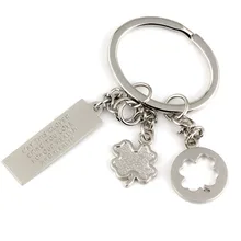 Четыре листа клевера брелок Fortune любовь честь богатство удачи брелок для ключей Key Holder