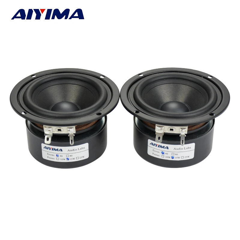 Speaker Full Range AIYIMA Bass Subwoofer Tweeter 3 Inch