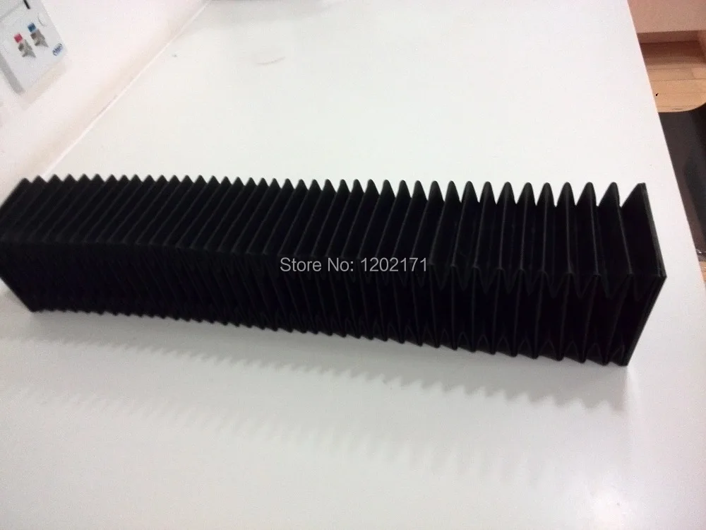 Buy L1100mm cnc machine cover type bellows rectangular