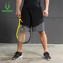 VANSYDICAL мужские спортивные шорты однотонного цвета стиль для занятий спортом на улице брюки для тренировок одежда с полиэстер