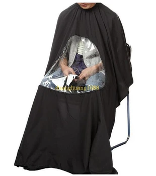 

Hot Black Professional Salon Barber cape Hairdresser Hair Cutting Gown cape Waterproof Cloth for barber Apron#12
