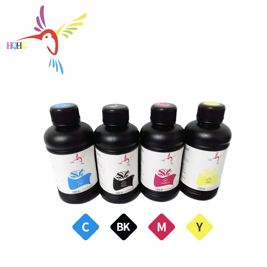 4X250ML УФ чернила бутылка для Epson XP600 5113 головка L800 L805 L1800 R290 R300 1390 1400 1410 1430 DX5 DX7