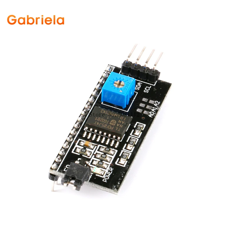 2 шт. IIC I2C TWI последовательный интерфейс SPI порт платы модуль для Arduino 1604 2004 LCD 1602