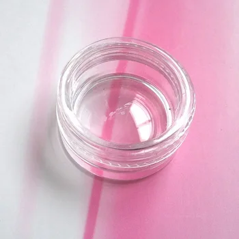 

Plastic Refillable Empty Jar With Lid for Powder Pot Container, Nail Art Box Case Storage