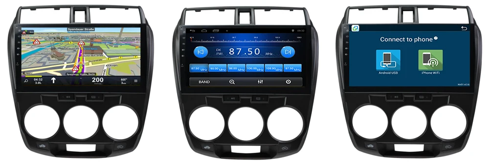 Excellent ZaiXi 10.1 Inch 2Din Android Car Radio Wifi Autoradio HD 1024600 Tochscreen GPS Multimedia Player For Honda City 2008~2014 0