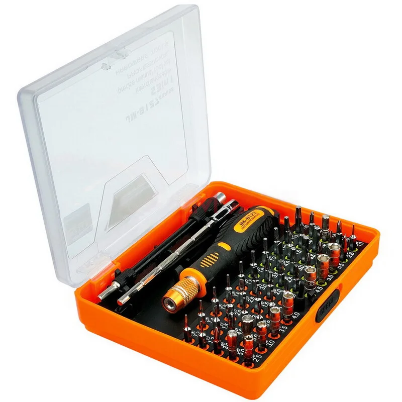 

JAKEMY JM-8127 53 in 1 Hand Tool Sets of Tools Precision Sleeve Screwdrivers For Home Repair Cell Phone IPhone Computer