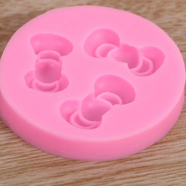 

2018 New Handmade soap mold bow tie candy cake mold