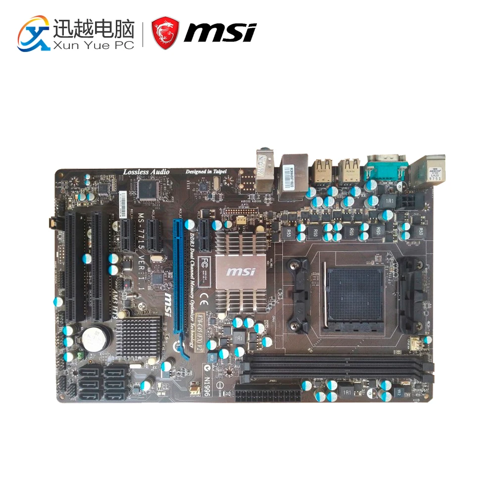 

MSI 870-C45 V2(FX) Desktop Motherboard 770 Socket AM3 DDR3 16G STAT2 USB2.0 ATX