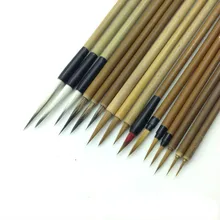 Роскошные Кисти для мыши, ручка, Китайская каллиграфия, кисть для письма, рисования, кисть для рисования, маленькие обычные принадлежности