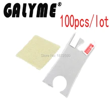 100 шт/партия Высокое качество HD защитная пленка для экрана подходит для GameboyGBM Micro для GBO DMG GBP BOY Advance plastic transpride Lens