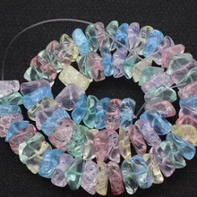 Разноцветные кварцевые круглые волны 14*5 мм 15 дюймов для рукоделия ювелирных изделий свободные бусины FPPJ торговля природа