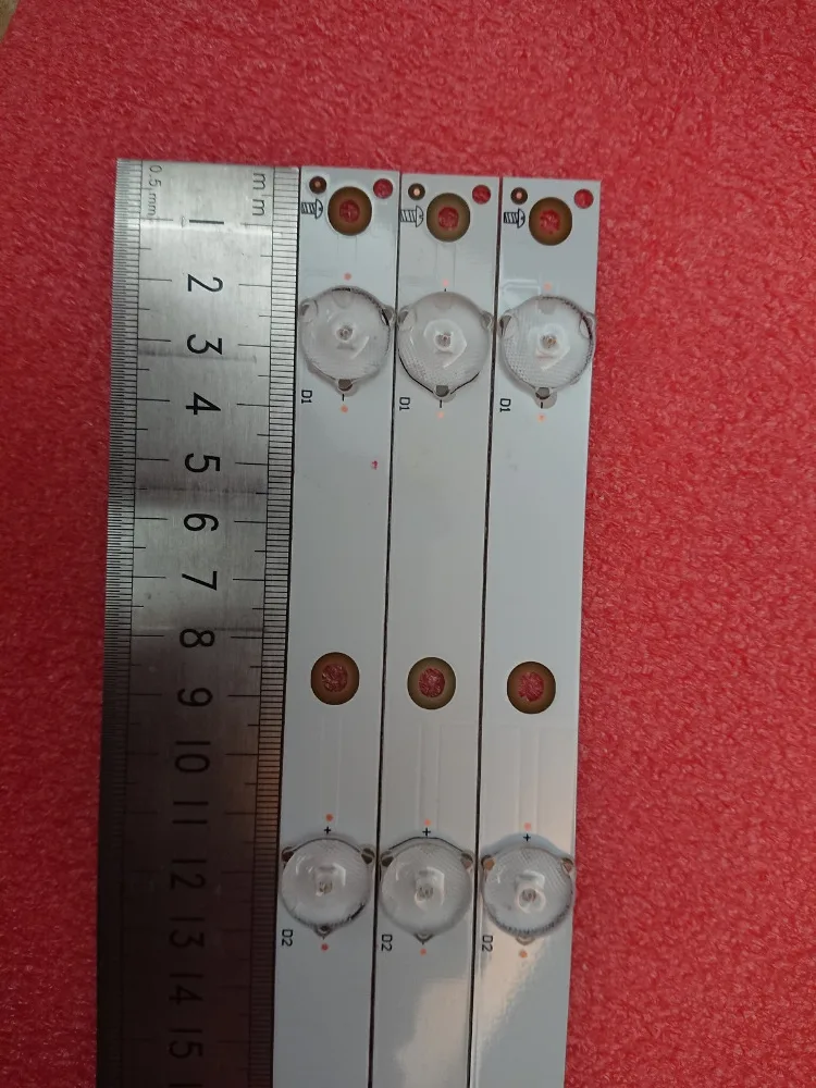 Новинка 20 комплектов = 60 шт. 7LED Светодиодная лента с подсветкой для 32PFS6401 KDL 32R330D