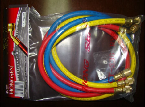 

Hongsen CT-336 Three colors Refrigeration Charging Hose 90cm For R12 R22 R134A