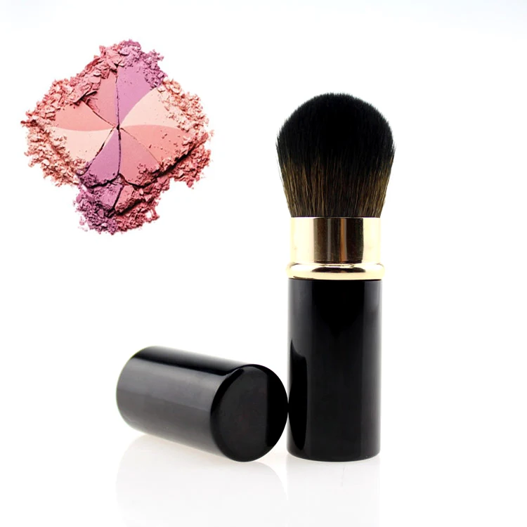 

Newest Black Powder Blush Brush Foundation Make Up Brush Tool Professional Makeup brush Cosmetics Telescopic Design