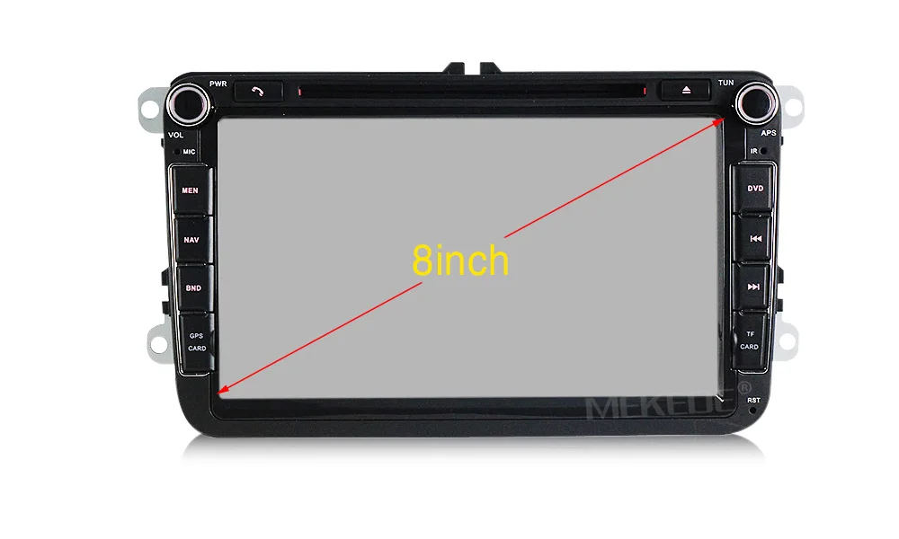 Sale Android 9.0 quad core 1024*600 car dvd player for skoda VWPOLO GOLF 5 6 PASSAT CC TIGUAN TOURAN Fabia Caddy free shipping 8