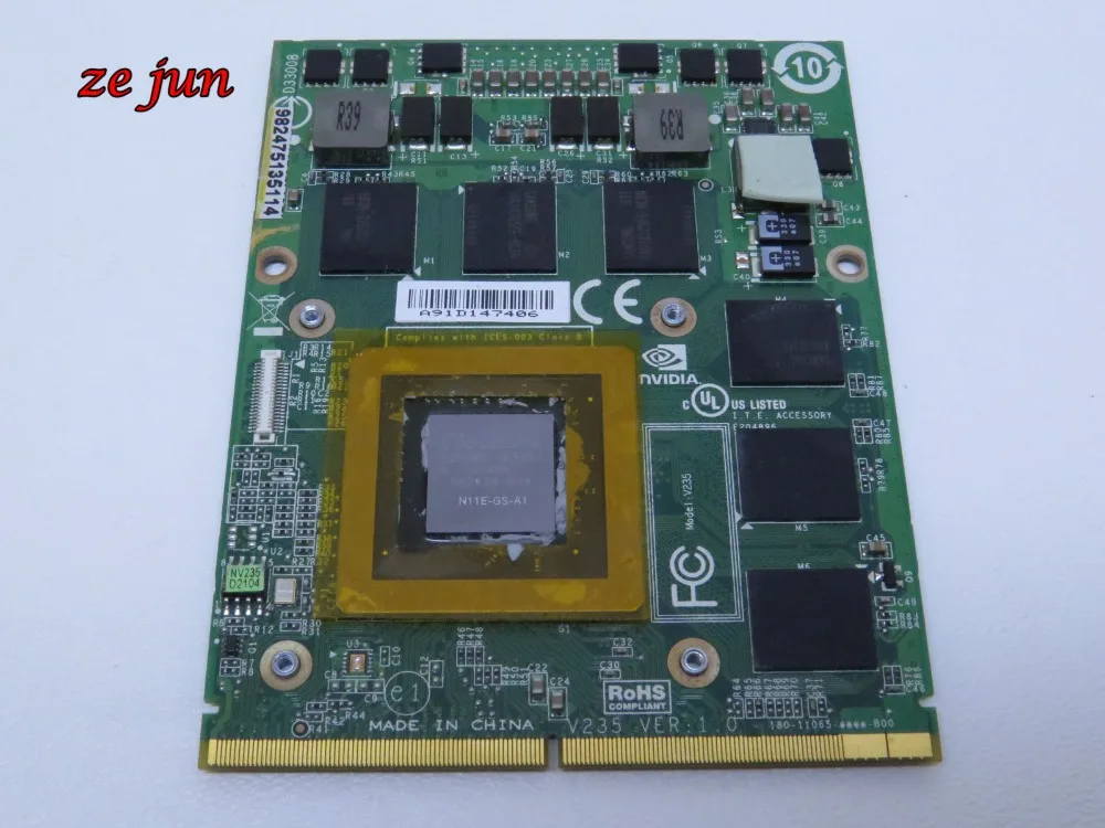 Free Shipping For M17X M18X Laptop CN-07W4GT 07W4GT 7W4GT N11E-GS-A1 GTX460M GTX 460M 2GB Full Tested OK