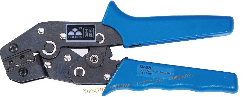 SN 02B/SNA 02B MINI EUROPEAN STYLE crimping tool crimping plier 0.25 1