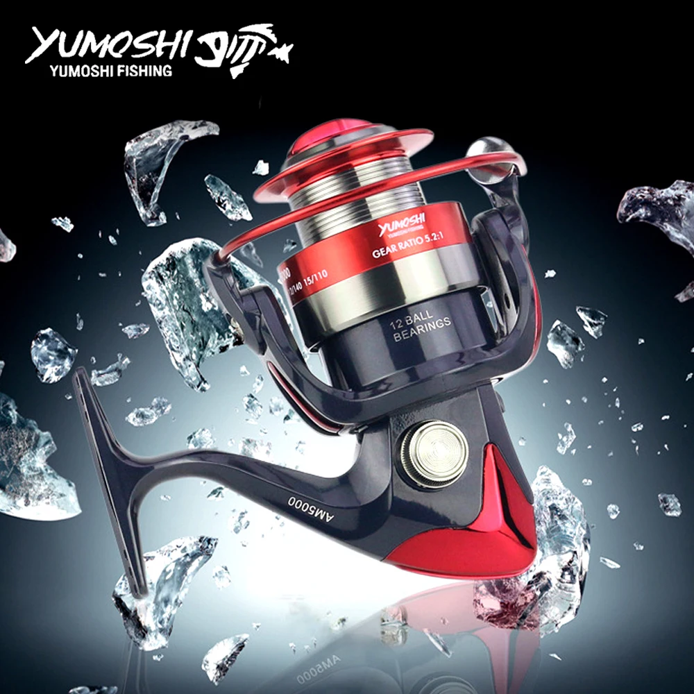 

Spinning Fishing Reel 12BB peche fishing Coil Casting Reel 2000-7000 Carretilha Pesca Spinnning Reel Feeder For Carp Fishing AM
