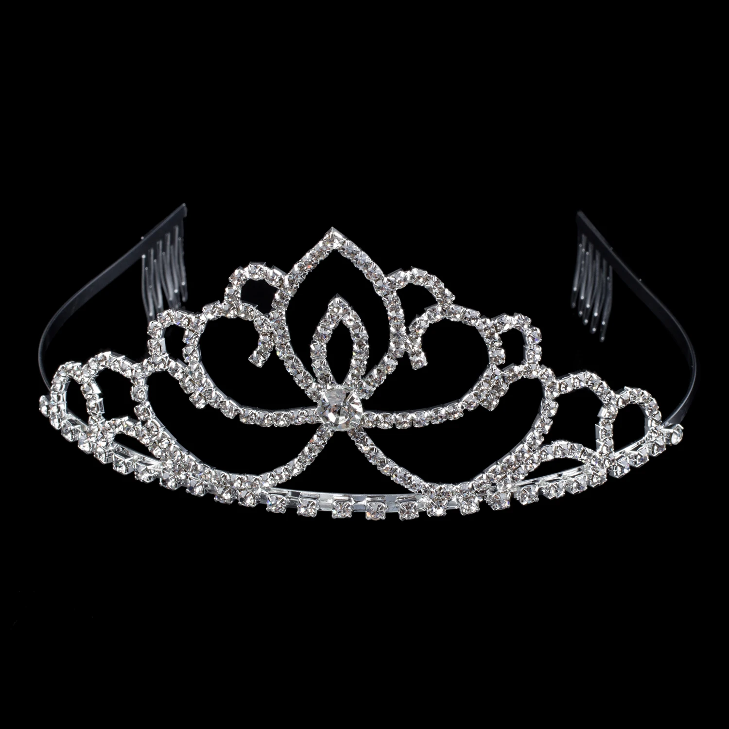 Тиара для свадьбы заколка невесты со стразами и короной|headband tiara|wedding tiaratiara bridal |