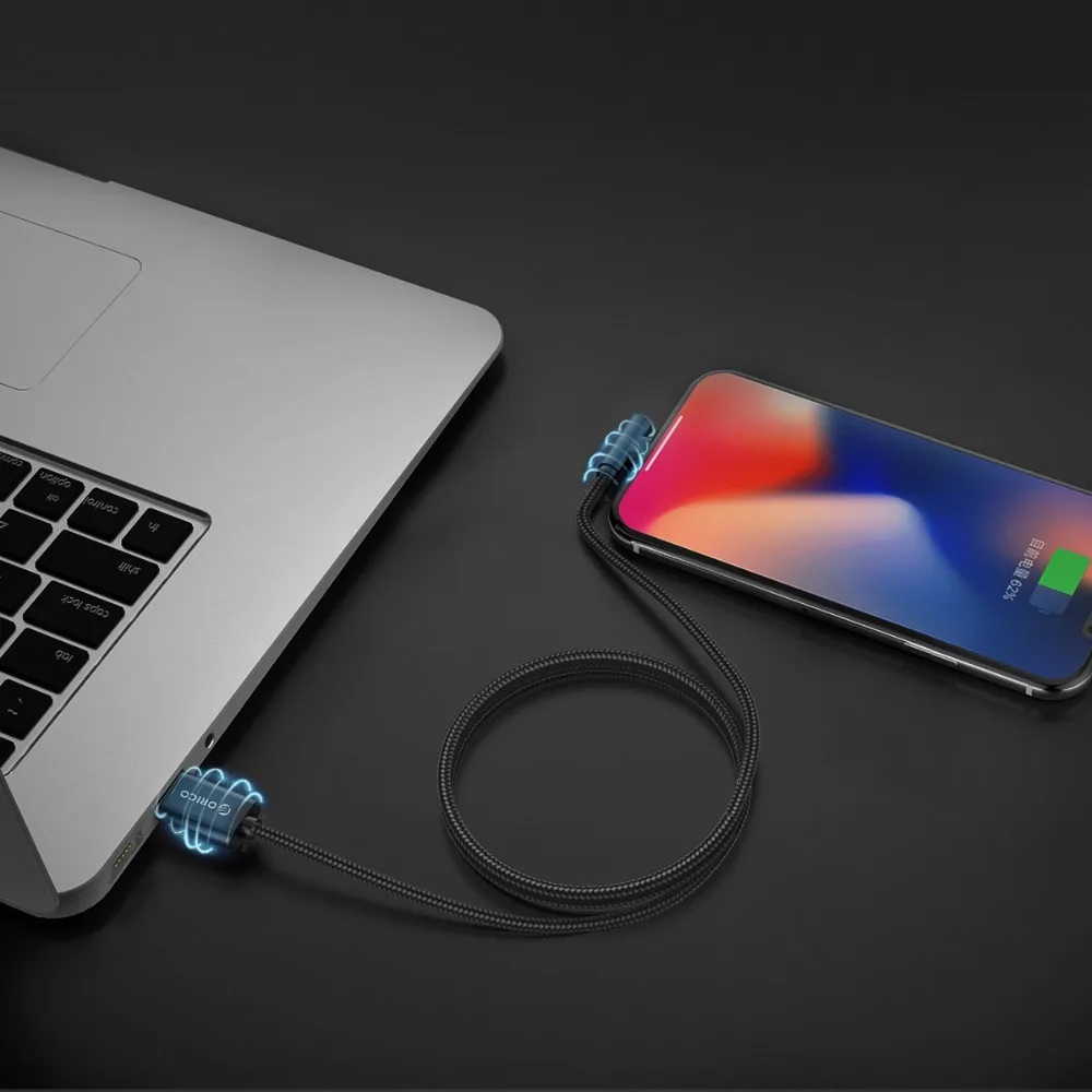 USB кабель ORICO для iPhone X 8 7 6 5 6s plus 1 2 м|Кабели мобильных телефонов| |