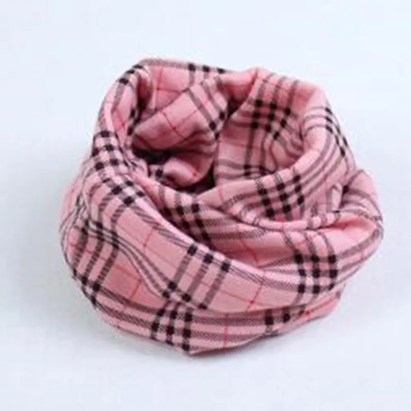 2016 fashion cotton star grid dots solid color baby scarf bibs infant children O RING collar burp outdoor warm scarves neck wear