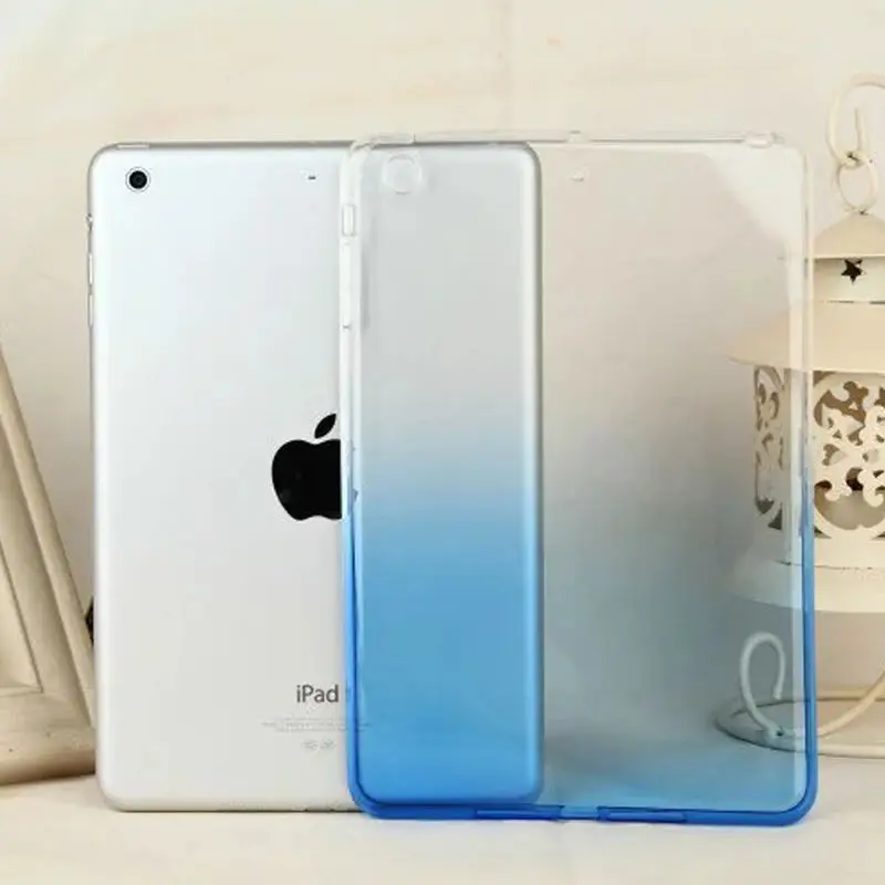 Чехол для iPad Mini 1 2 3 Retina силиконовая Мягкая задняя крышка ультратонкий прозрачный