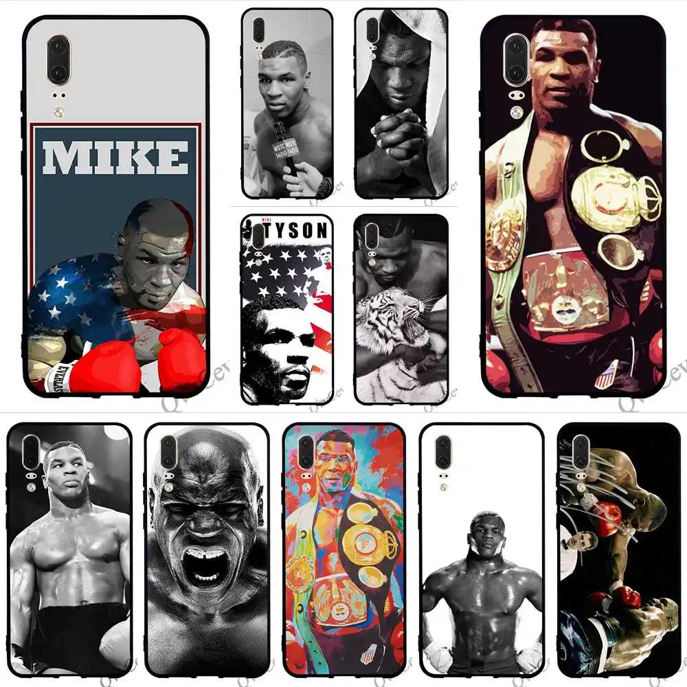 

Pattern Mike Tyson punch Phone Cover for Huawei Mate 20 Case 10 Pro P8 P20 P10 P9 Lite Mini P Smart Silicone