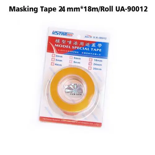 U-STAR Masking Tape 2mm-50mm 10 Sizes Model Special Masking Tape Model Hobby Painting Tools Accessory