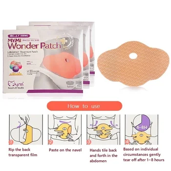 

RUITONG 20Pcs Hot Sell Belly Mymi Wonder Slimming Patch Burn Fat Weight Loss Patch Efficacy Strong Abdomen Navel Slim Sticker