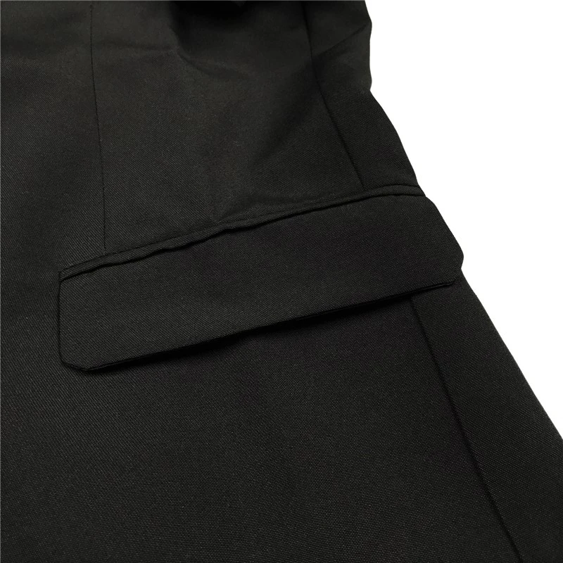 Slim Fit Double Collar Suit Jacket Japanese Style Traditional Tunic Coat School Uniform 6