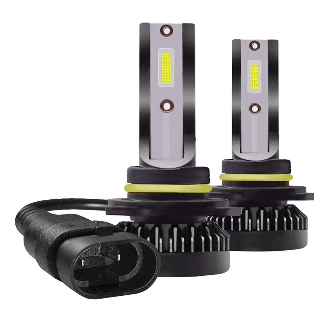 

Car LED Headlight Kit 2x LED Headlight Bulbs 9005 40W 8000LM COB LED Car Headlight Kit IP68 White 6000K Hi/Lo Beam Light Bulbs