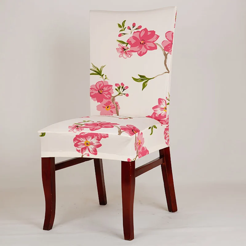 Бабочка печать обеденный чехол для кресла спандекс эластичный стул Протектор Чехол Съемный пылезащитный декоративный чехол для сиденья - Цвет: 3