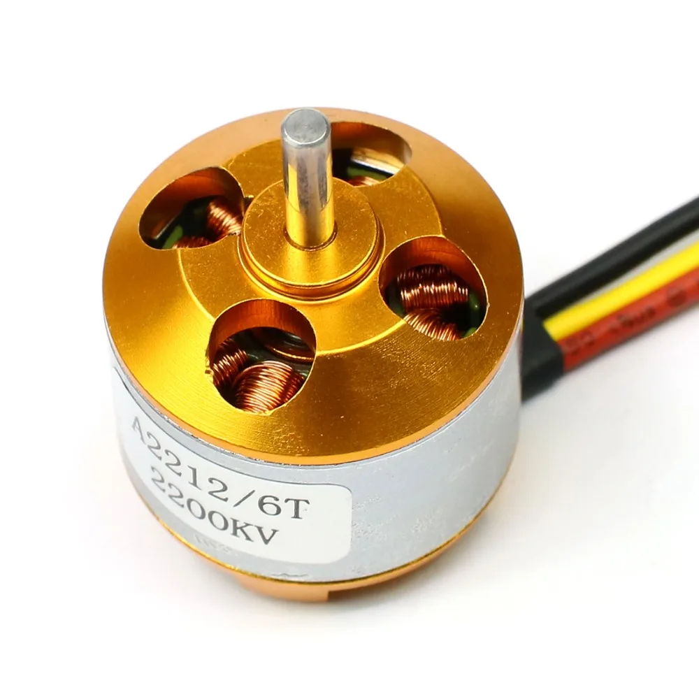 F02048 A 2212 A2212 2200KV бесщеточный мотор с внешним ротором 6T для радиоуправляемого