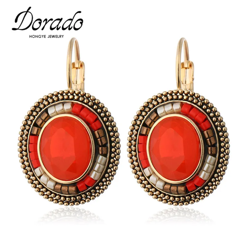 

Dorado Top Quality Gold/Silver Color Romantic Lovely Bohemian Beaded Drop Earring For Women Not Fade