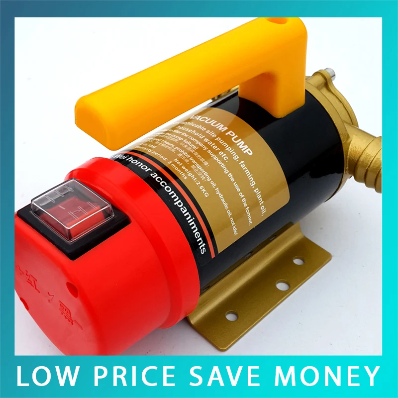 24V Fuel Oil Transfer Pump Diesel Kerosene Self Suction Oil Pump/Vane