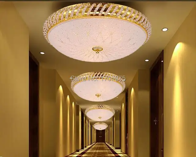 Us 68 0 Free Shipping Gold Crystal Pineapple Ceiling Light Flush Mount Indoor Lights For Living Rooms Dining Room Kitchen In Ceiling Lights From