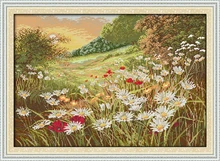 Schöne Blumen (2), gezählt gedruckt auf stoff DMC 14CT 11CT Kreuzstich kits, stickerei handsets Wohnkultur