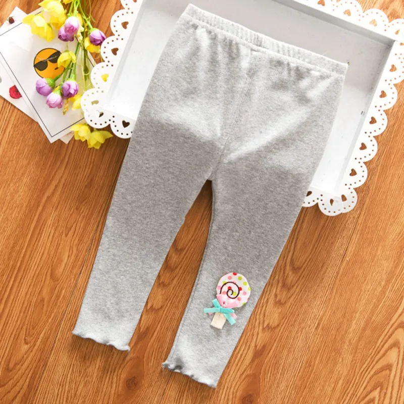 Новинка г.; леггинсы для маленьких девочек; милые эластичные теплые штаны с рисунками животных для новорожденных