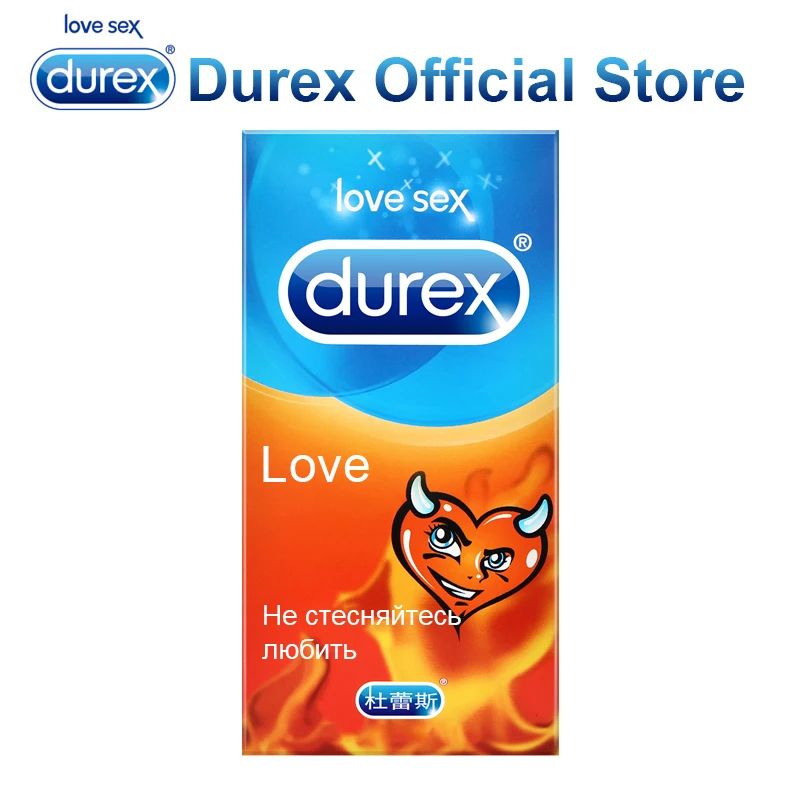 Durex Love Condoms Comfortable Fresh Lubricating Condom Intimate font b Sex b font Products for Men