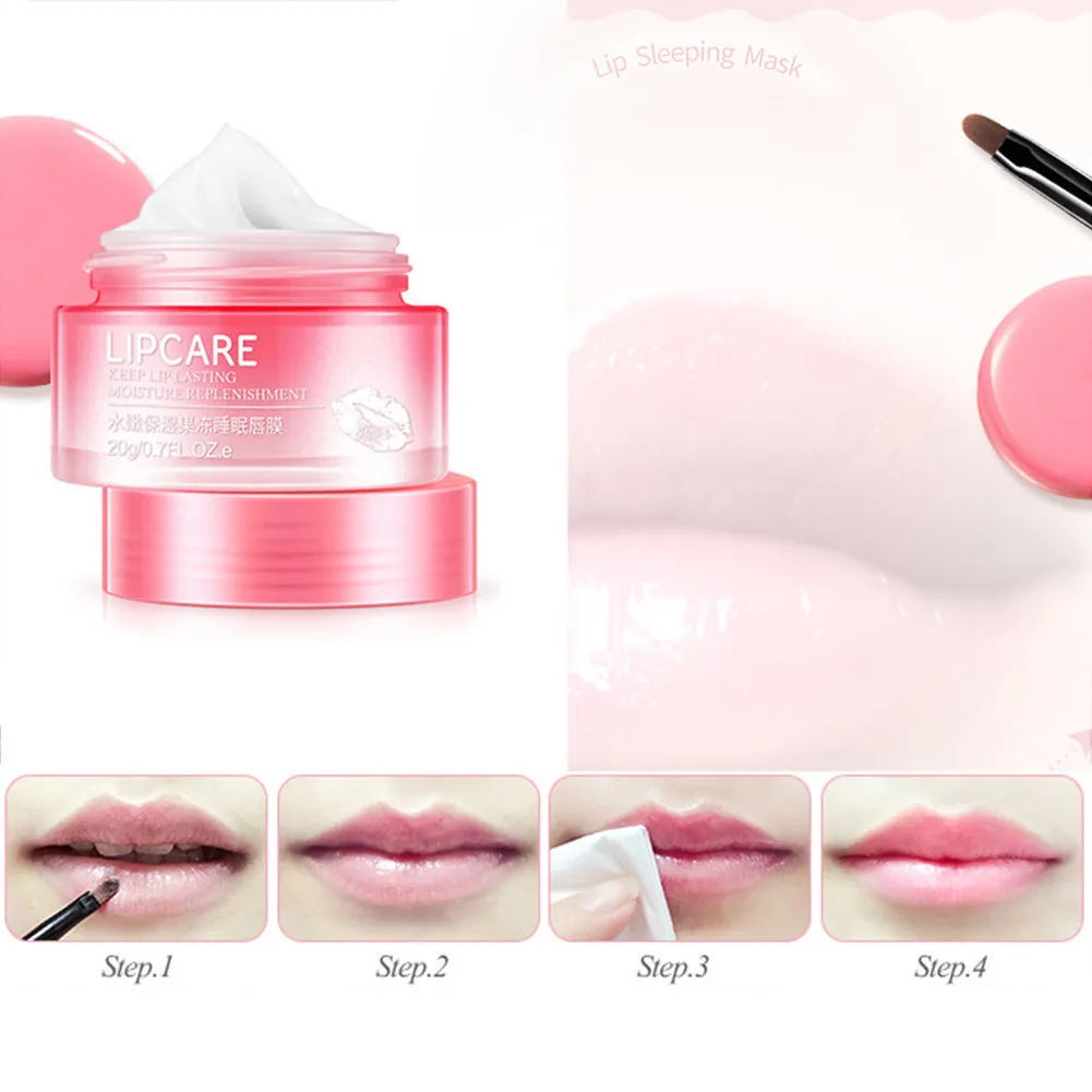 

Collagen Lip Cream Crystal Pads Anti-Ageing Membrane Moisture Ageing Wrinkle Patch Essence Lips Plumper Skin Care Maquiagem