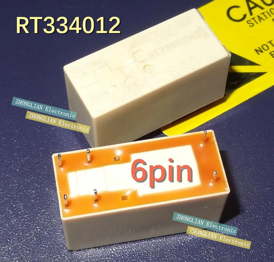 Relé original nuevo, set único, RT334012 334012 RT334012WG DC12V 6pin ...