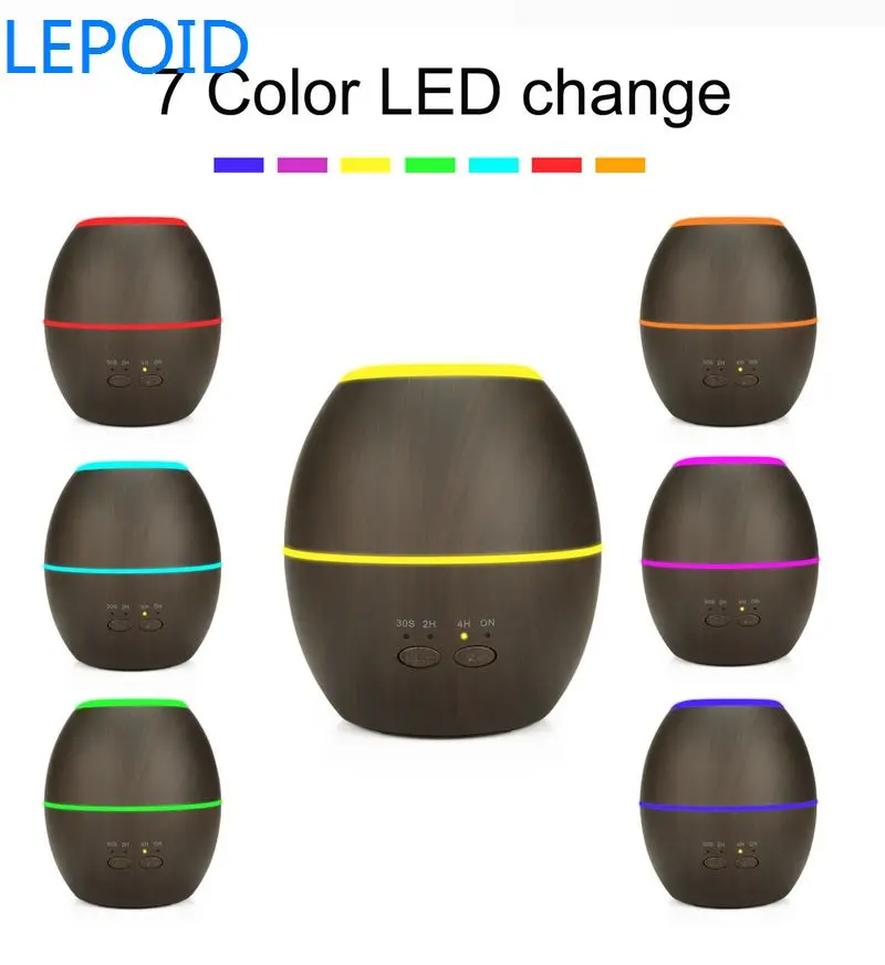 LEPOID 300 мл увлажнитель воздуха Арома диффузор мини Воздухоочиститель с ароматерапией эфирные масла диффузор тумана, Fogger