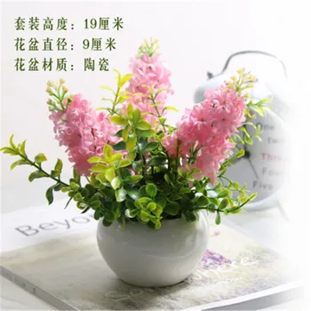 

Romantic Pink Lavender Artificial Flower Artificial Plant For Home/Party/Hotel/Car/Festival/Wedding/Office/Wall DIY Decoration