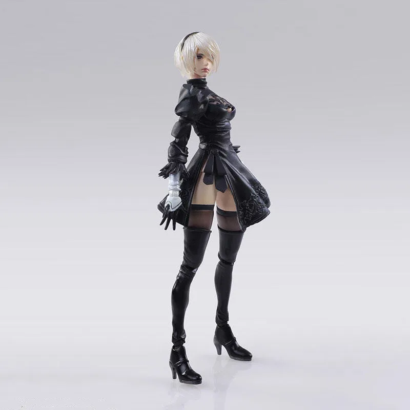Настоящая игра Аниме Фигурка 15 см Play Arts Kai NieR Automata YoRHa No. 2 Тип B 2B Фигурки игрушки