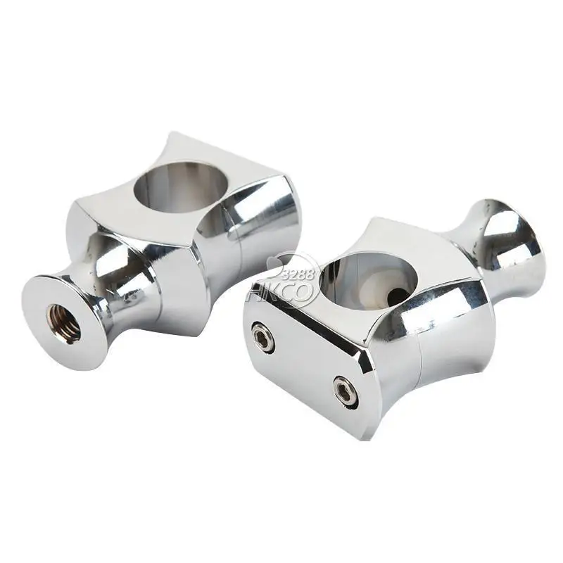 

1" Aluminum Motorcycle Handlebar Risers For Harley Dyna Softail Sportster Road King Honda Suzuki Kawasaki Yamaha KTM Victory ...