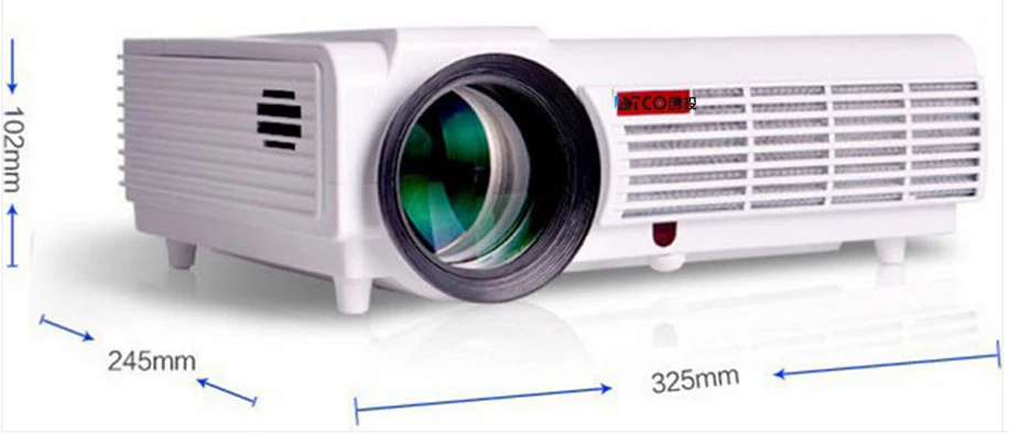 WZATCO 5500Lumen Android Smart Wifi 1080P Full HD LED LCD 3D Video DVBT TV Projector portable Multimedia Home cinema Beamer