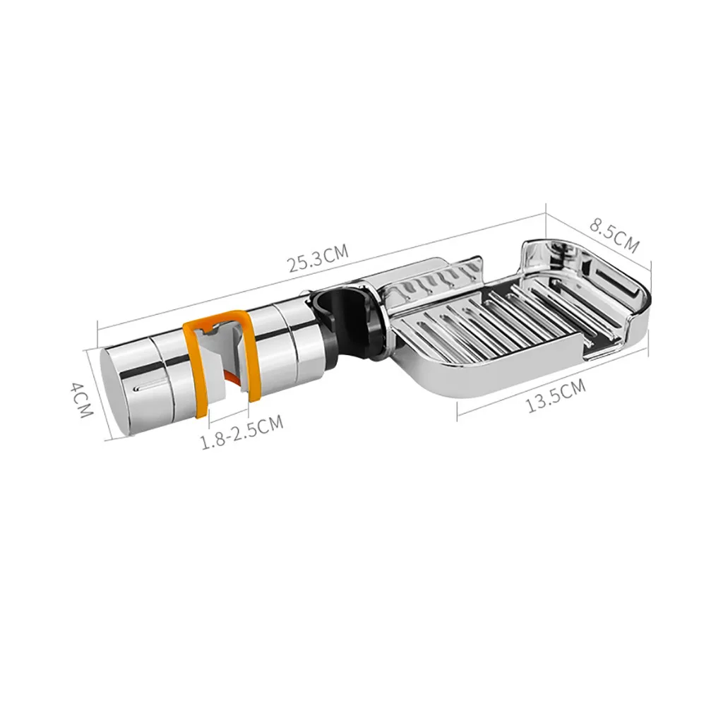 Мыльница держатель для душа мыльница Пробивка Регулируемый подвесной светильник держатель прочный экологически чистый мыльница для хранения ванной# SS